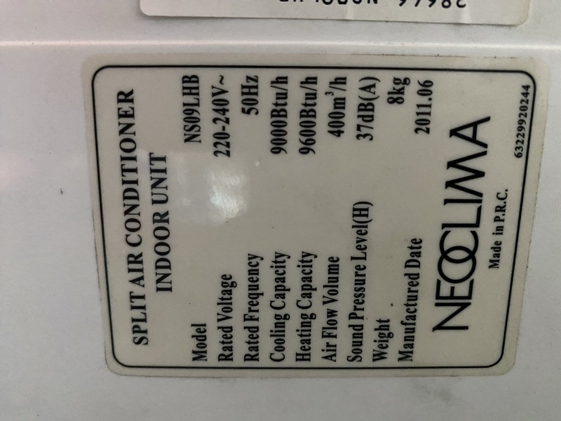Продам кондиціонер Neoclima NS09LHB бу в робочому стані. - <ro>Изображение</ro><ru>Изображение</ru> #3, <ru>Объявление</ru> #1749364