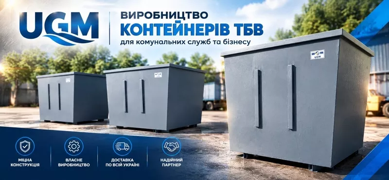 Контейнери та баки для сміття у Дніпрі - <ro>Изображение</ro><ru>Изображение</ru> #2, <ru>Объявление</ru> #1754695