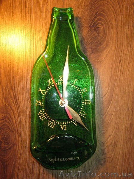 Часы из бутылки